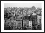 Parisian Rooftops Framed Art Print by Heiko Lanio