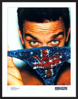 Robbie Williams Framed Art Print by Mario Testino