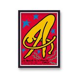 Les Ballets De Monte Carlo 1989 Framed Art Print By Keith Haring[/