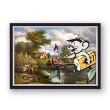 Crude Oil Jerry Framed Art Print by Banksy