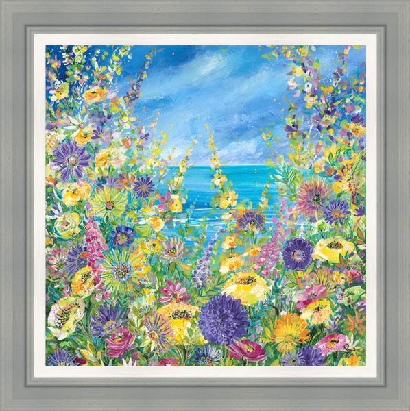 Coastal Viewpoint Framed Limited Edition Art Print by Jan Rogers