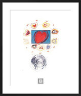 Heart and Spiral Framed Art Print by Terry Frost RA