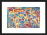 Map Framed Art Print by Jasper Johns
