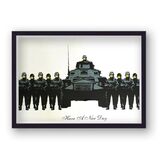 Have A Nice Day Framed Art Print by Banksy