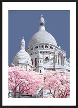 Sacre Coeur Infrared, Paris Framed Art Print by David Clapp