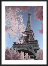 Eiffel Tower Infrared, Paris Framed Art Print by David Clapp