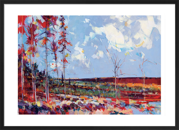 From Speech House Hill to Ruspidge Framed Art Print by Doug Eaton