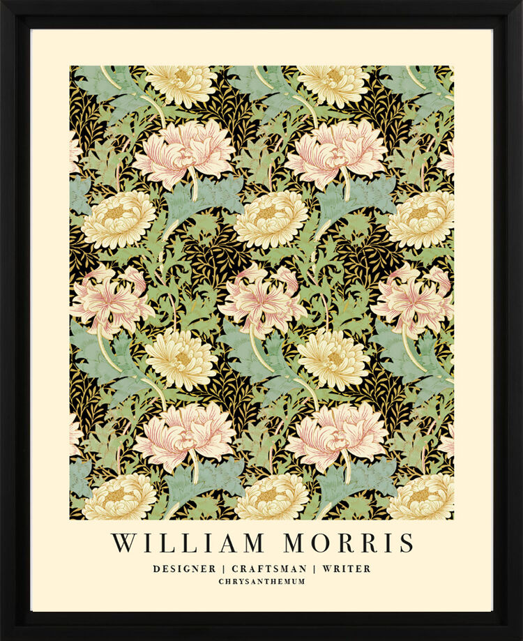 Chrysanthemum II Framed Art Print by William Morris