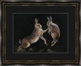 Bun Fight Framed Limited Edition Art Print by Kay Johns