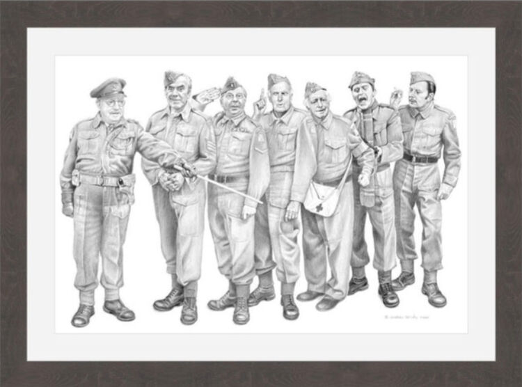 Dads Army Framed Art Print by Jonathan Roberts