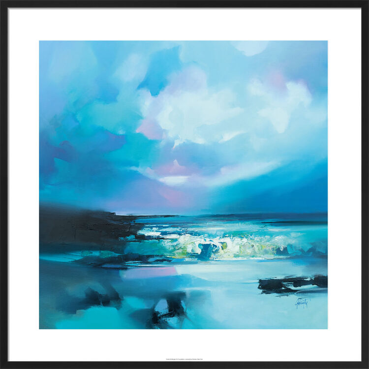 Blue Awe Framed Art Print by Scott Naismith