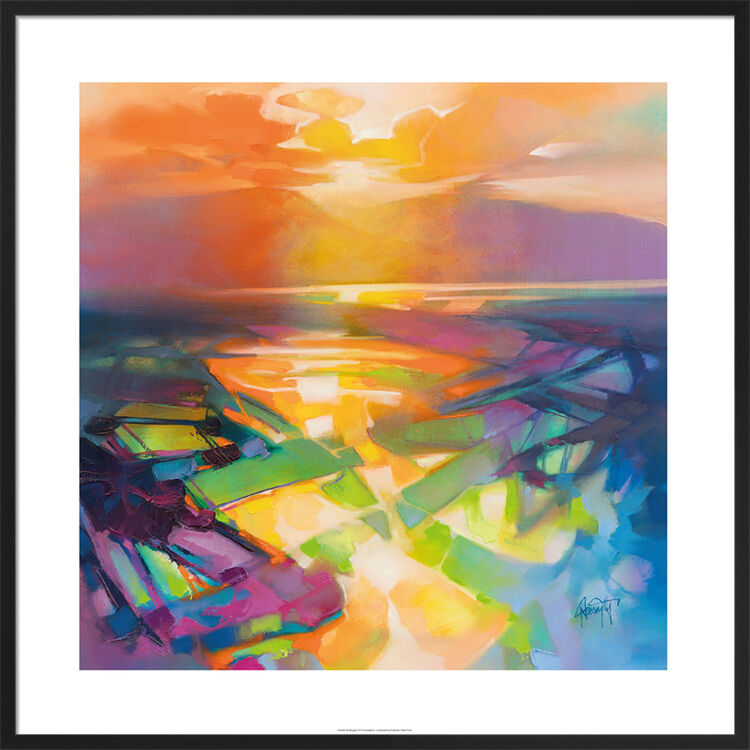 Descending Light 1 Framed Art Print by Scott Naismith