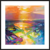 Descending Light 1 Framed Art Print by Scott Naismith