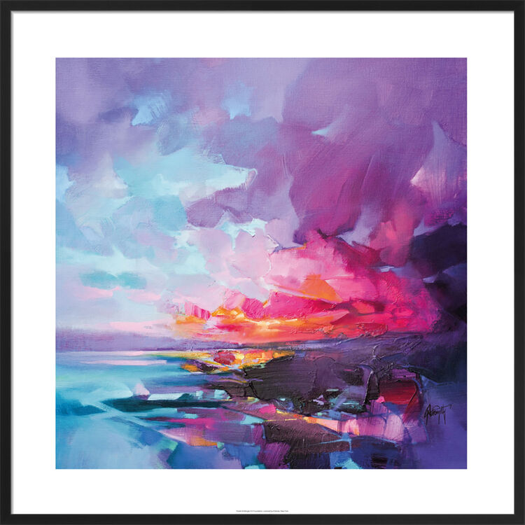 Dusk Magenta Framed Art Print by Scott Naismith