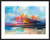 Cloud Flow Framed Art Print by Scott Naismith