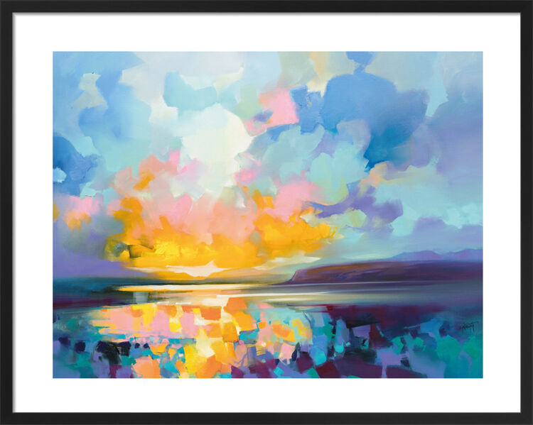Skye Blue Framed Art Print by Scott Naismith