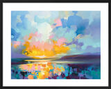 Skye Blue Framed Art Print by Scott Naismith