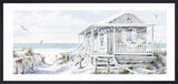 Beach Cabin Framed Art Print by Richard Macneil
