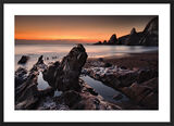 Westcombe Bay, Devon Framed Art Print by David Clapp