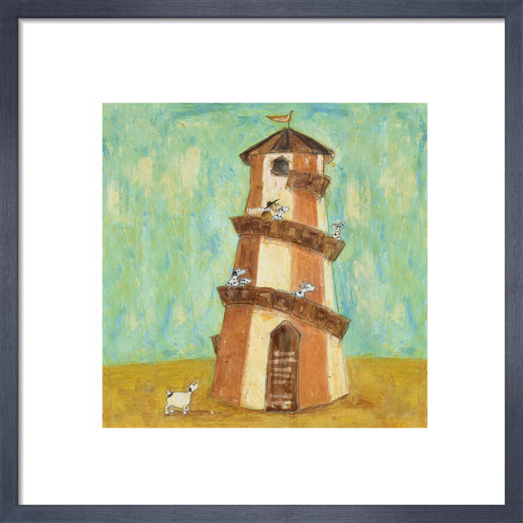 Helter Skelter Framed Art Print by Sam Toft