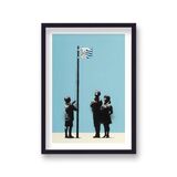 United States of Tesco Framed Art Print by Banksy