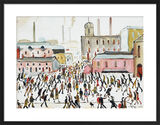 Going To Work, 1959 Framed Art Print by L.S. Lowry