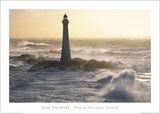 Phare De Skerryvore, Scotland Framed Art Print by Jean Guichard