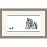 Mischievous Thoughts - Siberian Tiger Cub Framed Limited Edition Art Print by Jamie Boots