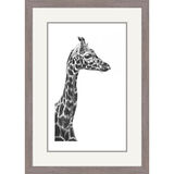 Elegance - Giraffe Framed Limited Edition Art Print by Jamie Boots