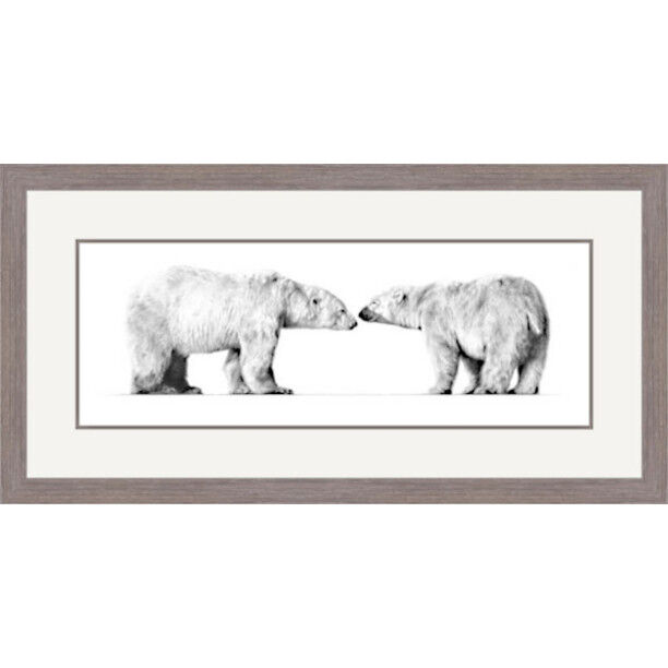 Cold Comfort - Polar Bears Framed Limited Edition Art Print by Jamie Boots