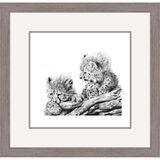 The Lookout Post - Cheetah Cub Framed Limited Edition Art Print by Jamie Boots