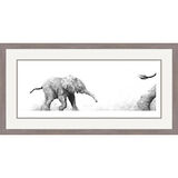 Are We Nearly There Yet? - African Elephants Framed Limited Edition Art Print by Jamie Boots