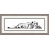 Daydreamer - Lion Framed Limited Edition Art Print by Jamie Boots