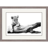 The Naughty Step - Cheetah Cub Framed Limited Edition Art Print by Jamie Boots