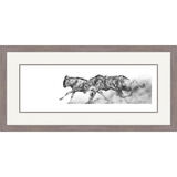 Migration - Wildebeest Framed Limited Edition Art Print by Jamie Boots