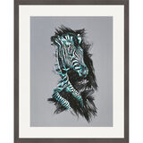 The Mover - Zebra Framed Limited Edition Art Print by Jamie Boots