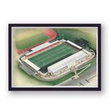 Sixfields Stadium Home of Northampton Town FC Framed Stadium Art Print
