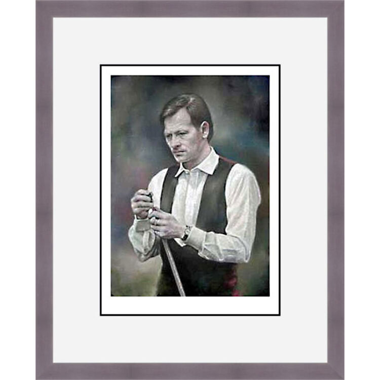 Alex Higgins Framed Limited Edition Art Print by Stephen Doig