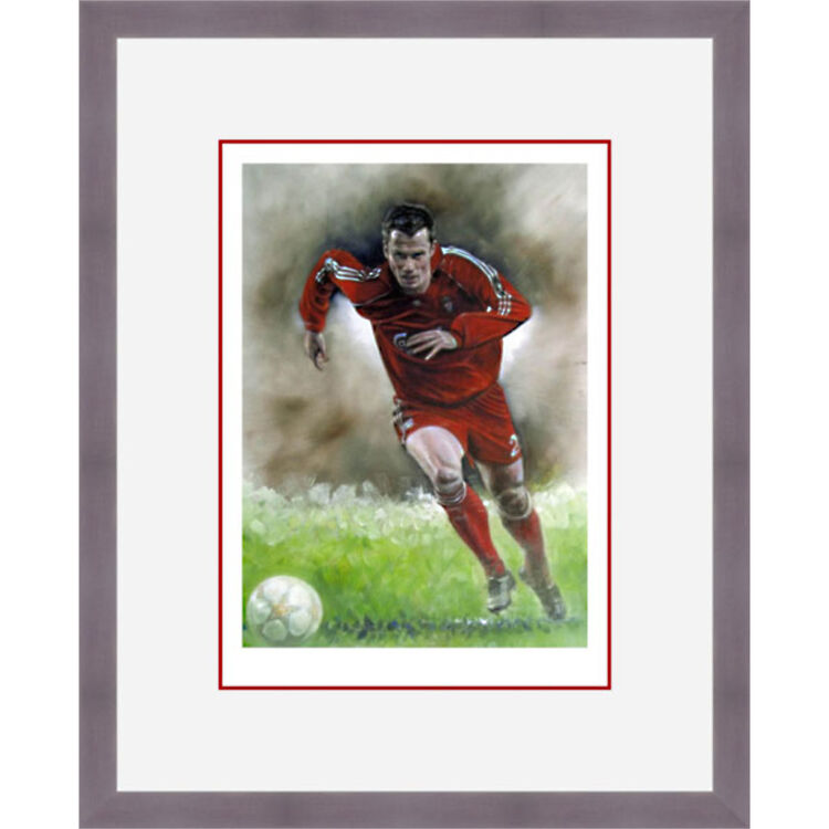 Jamie Carragher - Liverpool Legend Framed Limited Edition Art Print by Stephen Doig