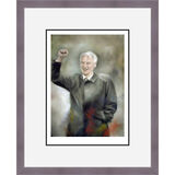 Sir Bobby Robson Limited Edition Art Print by Stephen Doig