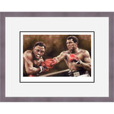 Thrilla in Manilla Framed Limited Edition Art Print by Stephen Doig