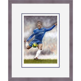 Didier Drogba - Chelsea Legend Framed Limited Edition Art Print by Stephen Doig