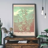 Narrow Leaved Kalmia Pastel Framed Print