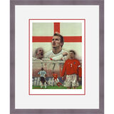 David Beckham - England Legend Framed Limited Edition Art Print by Stephen Doig