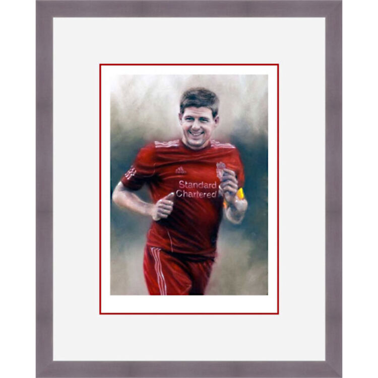 Steven Gerrard Limited Edition Art Print by Stephen Doig