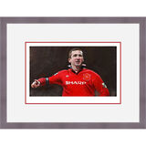Eric Cantona - Manchester United Legend Framed Limited Edition Art Print by Stephen Doig