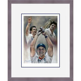Three Lions - Ashes Winners Framed Limited Edition Art Print by Stephen Doig