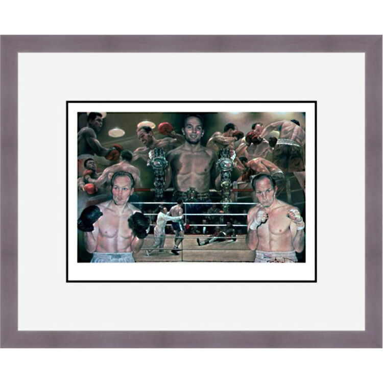Sir Henry Cooper Framed Limited Edition Art Print by Stephen Doig