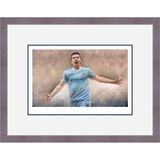 Sergio Aguero - City Legend Limited Edition Art Print by Stephen Doig