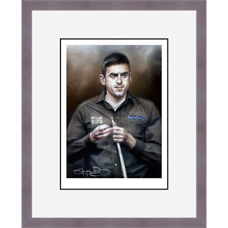 Ronnie O Sullivan Framed Limited Edition Art Print by Stephen Doig